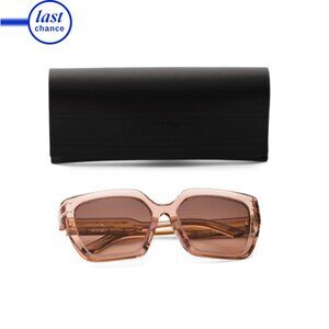 DIOR Shiny Pink Square Sunglasses